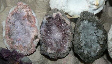 vykraštalizované geódy